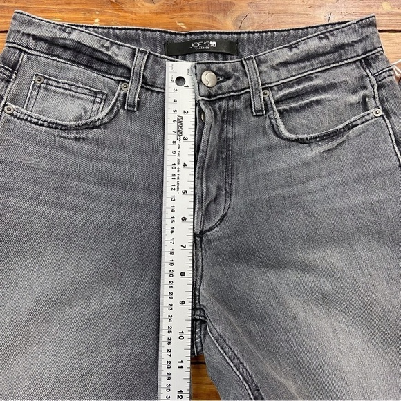 NWT Joe’s The Smith high risestraight ankle jeans grey faded black button fly 26 - Picture 13 of 16